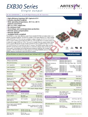 EXB30-48D05-3V3J datasheet  